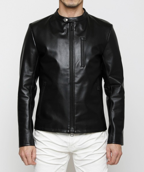 VANQUISH（ヴァンキッシュ） 革ジャン ライダース カウレザー シングル