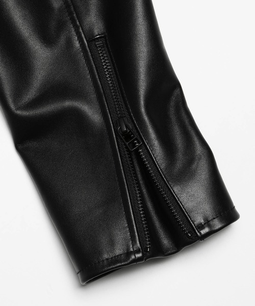 VANQUISH（ヴァンキッシュ） 革ジャン ライダース カウレザー シングル