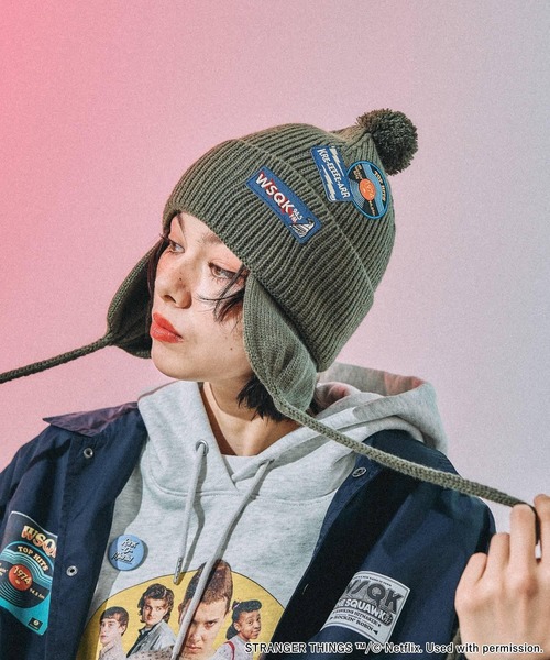 niko and…（ニコアンド） ニット帽 ニットキャップ 「STRANGER THINGS