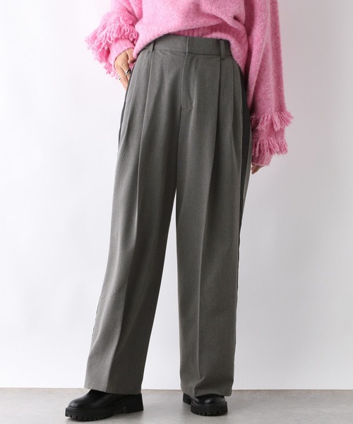 LEPSIM（レプシィム） パンツ サイドラインパンツ 133644 レディース