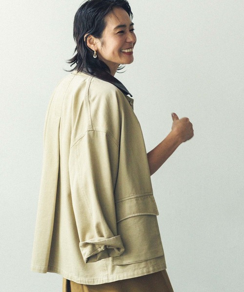 Gready Brilliant（グレディブリリアン） コート アウター レザー衿付