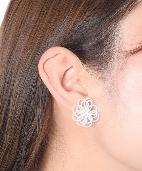 Flowering（フラワーリング） ピアス HARENOHI STYLE/水引フラワー