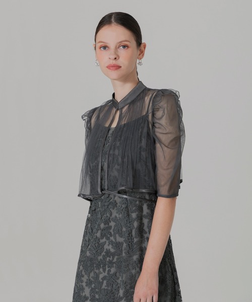 Leja（レジャ） ドレス 「LEJA」フロントオープンバックプリーツ