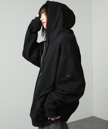 パーカー 「Alfred Alex」Rubber Logo Zip Hoodie/ラバーロゴ