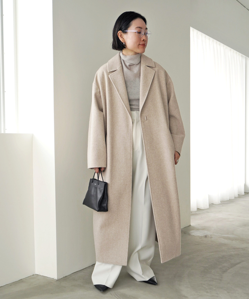 AP STUDIO チェスターコート 36 ベージュ レディース : ZOZOTOWN Yahoo