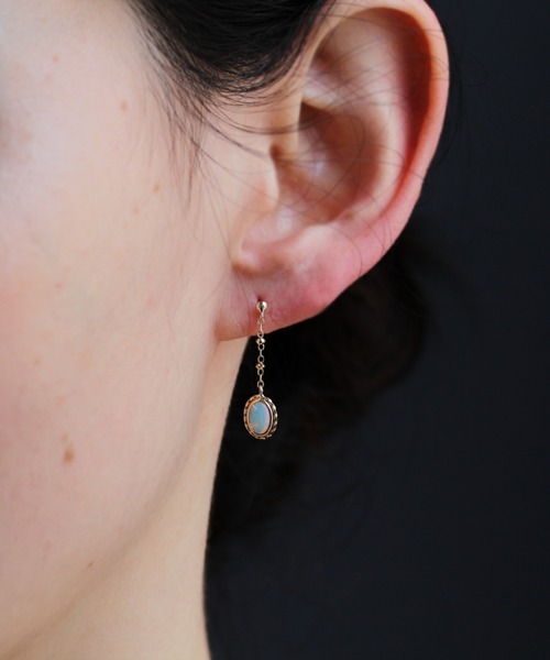 cui-cui（キュイキュイ） ピアス オーストラリア オパール ピアス