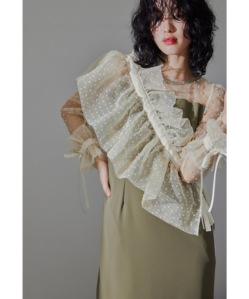 niana（ニアナ） ドレス ドットマルチケープセットドレス 付け襟 結婚