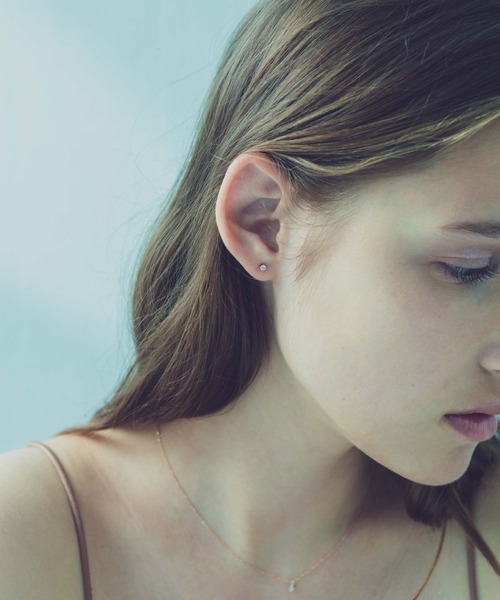 ete（エテ） ピアス K18 ダイヤモンド 0.1ct ピアス「ブライト