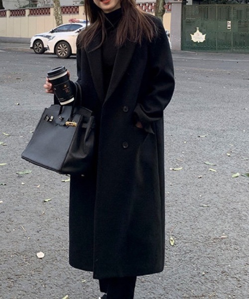 DIAVEL コート チェスターコート ピークドラペルロングコート