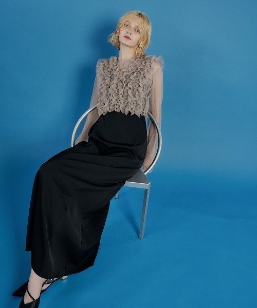 et.UNiVER ドレス Many way frill dress : ZOZOTOWN Yahoo!店 - 通販