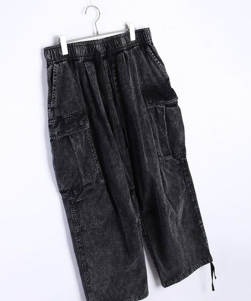 WESTSEA（ウエストシー） カーゴパンツ スーパーワイド ツイル硫化染め