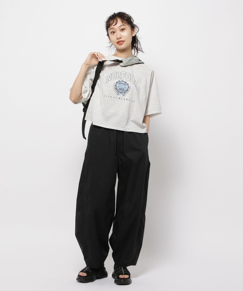 niko and…（ニコアンド） イージーパンツ FREE ブルー レディース