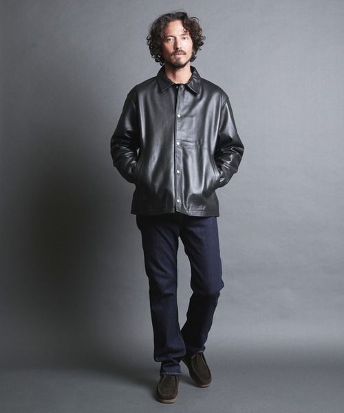 Magine（マージン） 革ジャン ライダース LAMB LEATHER COACH JKT