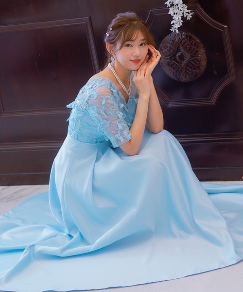 Retica（レティカ） ドレス パーティードレス 二次会 Aライン フラワー