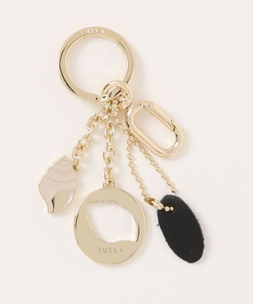 FURLA（フルラ） キーホルダー FURLA CRYSTAL KEYRING SHELL