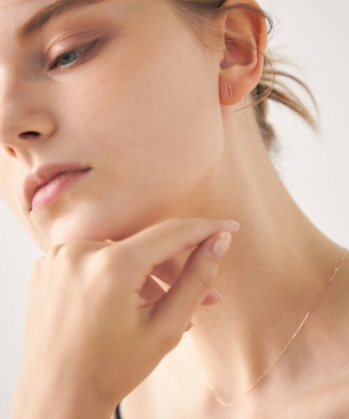 ete（エテ） ピアス 「ONLINE Limited」 K10YG ワイヤー ピアス