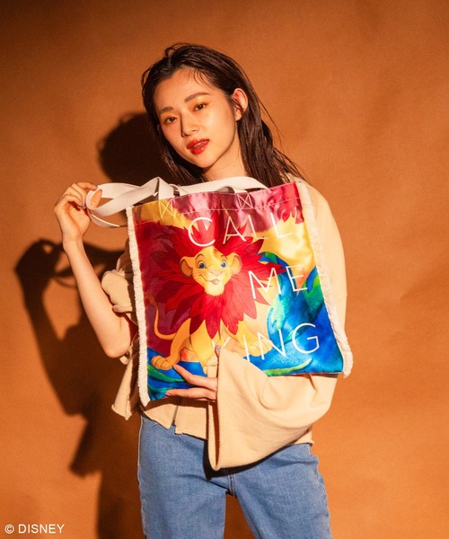 Disney（ディズニー） トートバッグ ライオン・キング フリンジ