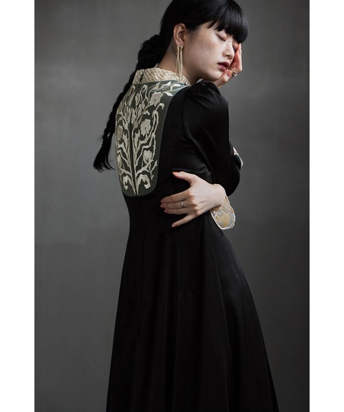 etoll.（エトル） ドレス バック刺繍フレアドレス : ZOZOTOWN Yahoo!店