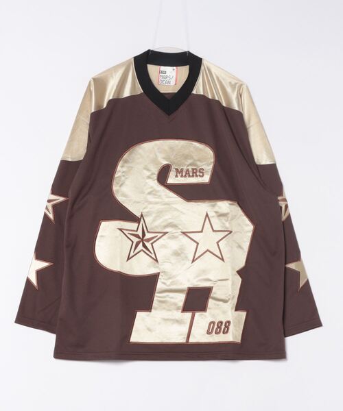 tシャツ a.p.o.v. ビッグロゴワッペン刺繍ホッケージャージ メンズ