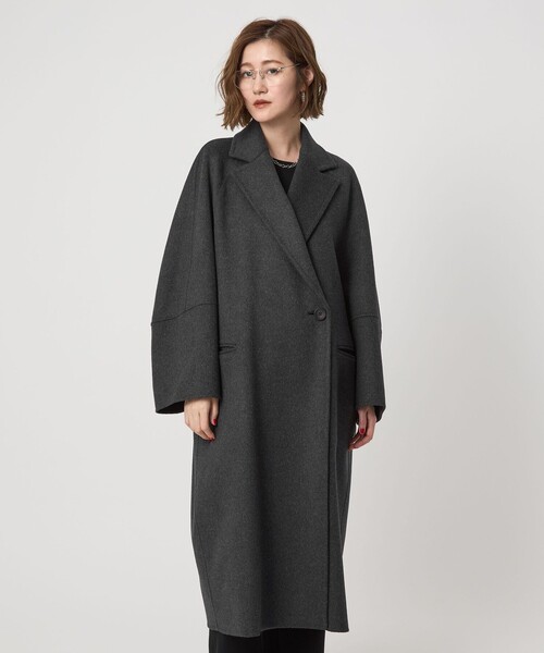 conte コート チェスターコート 「conte」ダブルブレスト リバーコート