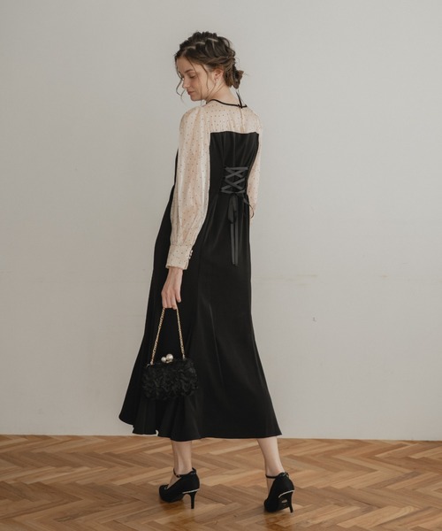 Dorry Doll（ドリードール） ドレス ドットスリーブマーメイドドレス