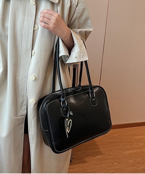 BRIC'Sブリックス レザー ボストンバッグ イタリア 大容量 シボ革