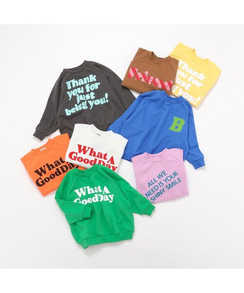 BREEZE（ブリーズ） トレーナー カラフルロゴトレーナー キッズ 子供服