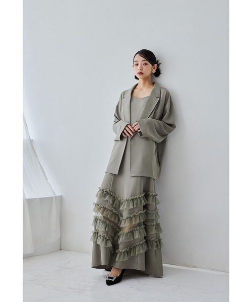 niana（ニアナ） ドレス トランスペアレントヘムセットアップドレス 2