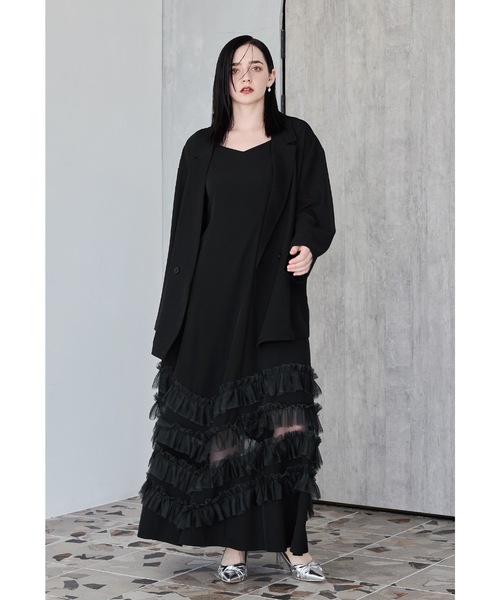 niana（ニアナ） ドレス トランスペアレントヘムセットアップドレス 2