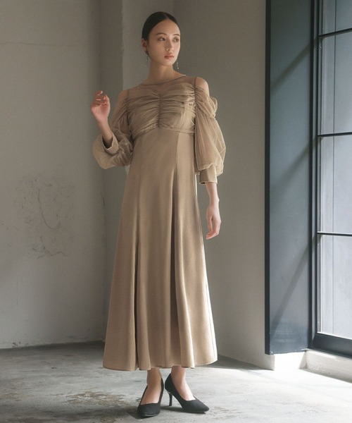 オケージョンドレス パーティードレス 結婚式お呼ばれドレス Leja 結婚