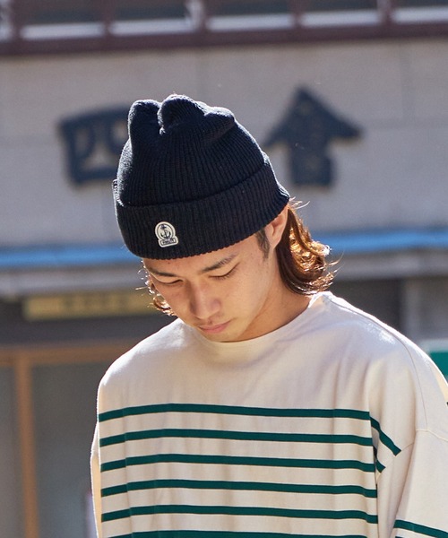 FIDELITY（フェデリティー） ニット帽 ニットキャップ ANCHOR PATCH