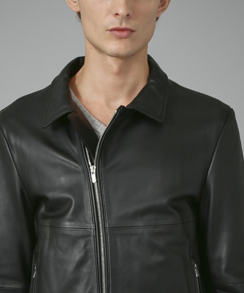 5351 POUR LES HOMMES 革ジャン ライダース セミダブル レザー