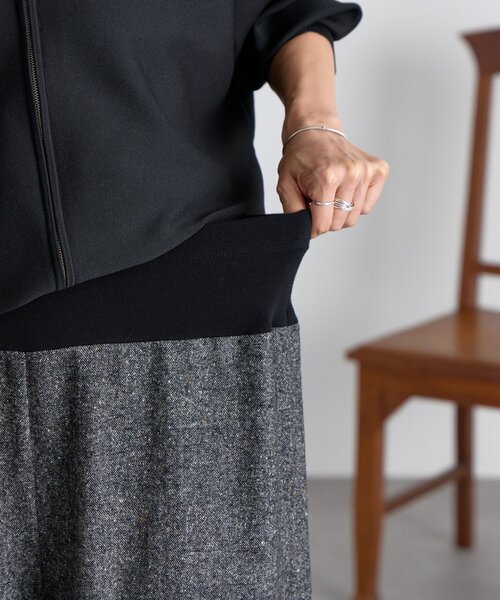 BEARDSLEY（ビアズリー） パンツ ウエストリブネップツイードパンツ