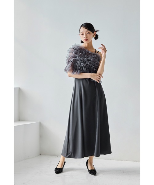 niana（ニアナ） ドレス シャーリングチュールトップスセットドレス 2