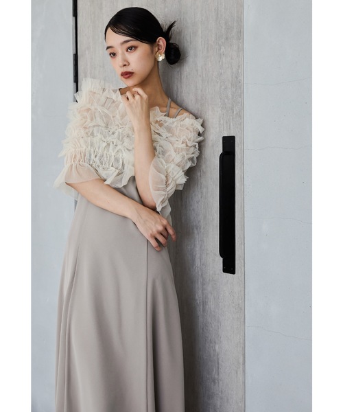 niana（ニアナ） ドレス シャーリングチュールトップスセットドレス 2