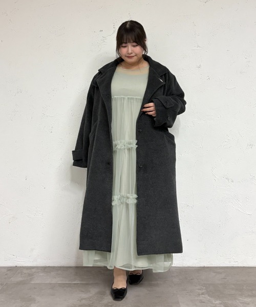 Louiosy（ルオシー） ワンピース 「大きいサイズ」バックリボン