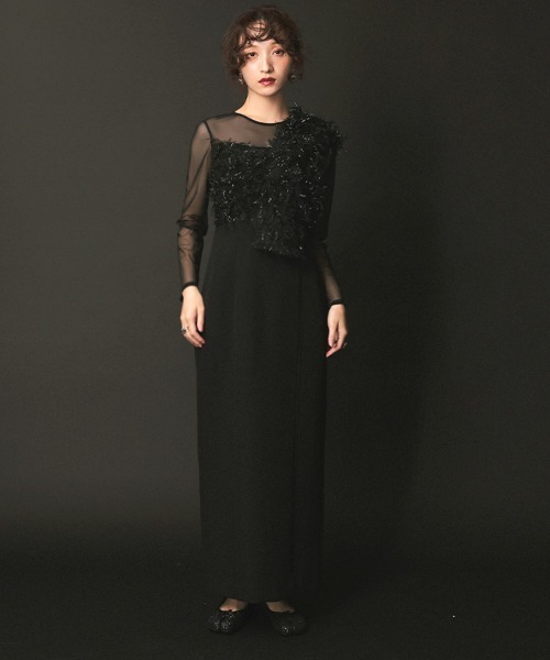 DONOBAN（ドノバン） ワンピース 「ANDRESD」fringe glitter knot