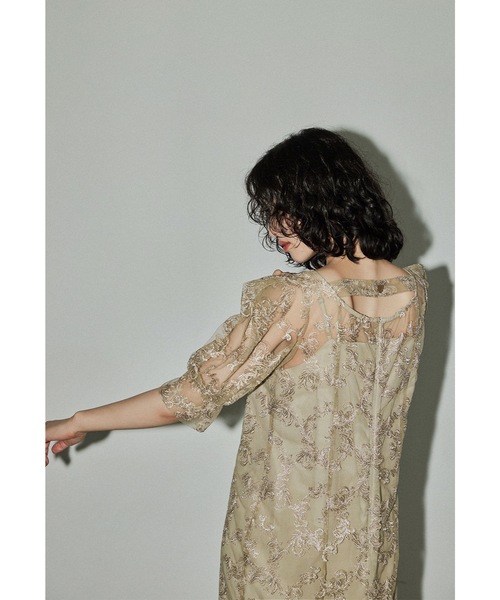 niana（ニアナ） ドレス オリジナルペイズリーパターンドレス 刺繍