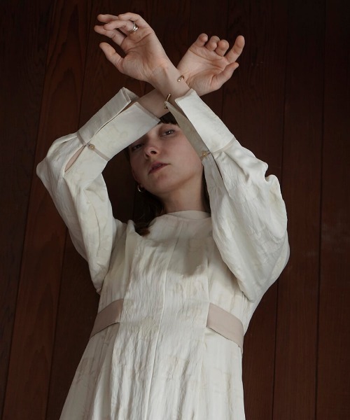 CLANE（クラネ） ワンピース 「CLANE/クラネ」VINTAGE FLOWER SATIN