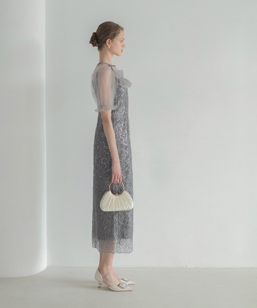 Leja（レジャ） ドレス 「LEJA」チュールフラワースパンコールIライン