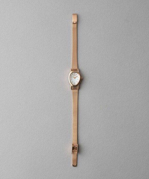 ete（エテ） 腕時計 ダイヤモンド ジェムフェイス メッシュベルト