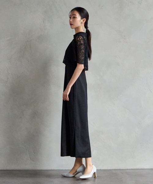 AIMER（エメ） ドレス ペイズリー柄ブラウス付マルチWAYタイトライン