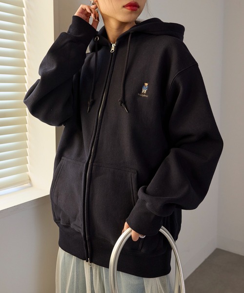 THE FINAL VIEW パーカー 「THE FINAL VIEW」TeddyBear ワンポイント