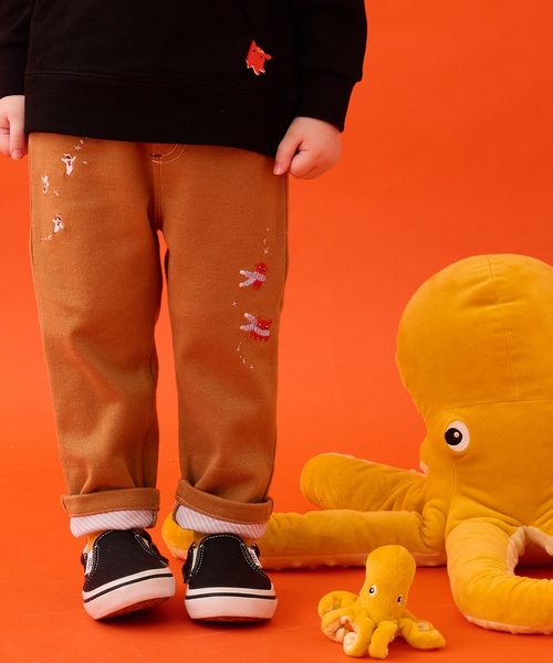 kladskap（クレードスコープ） パンツ 「蓄光」深海魚裾折り返しロング