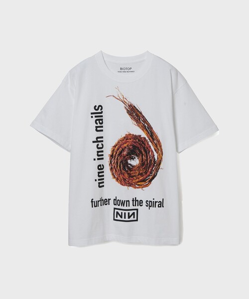 BIOTOP（ビオトープ） tシャツ 「Nine Inch Nails × Further Down The