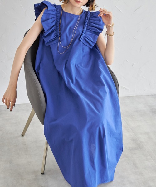 each alchemist ワンピース ショルダーフリルコットンAライン