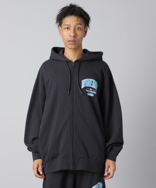 NUMERALS（ヌメラルズ） パーカー 「NUMERALS」ロゴジップパーカー