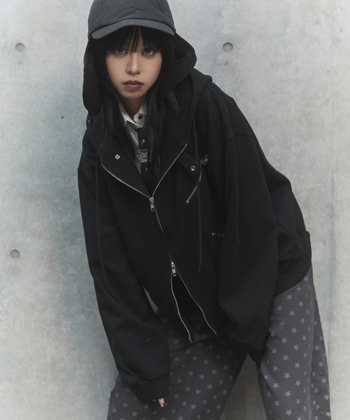 パーカー パンクマルチZIPパーカー レディース メンズ : ZOZOTOWN