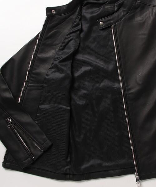 MMMM 革ジャン ライダース 「MMMM」シングルライダースジャケット