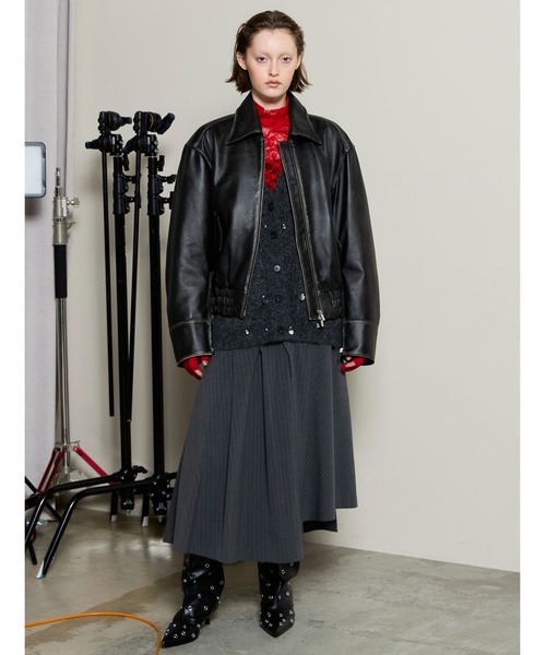 MAISON SPECIAL（メゾンスペシャル） ブルゾン アウター Real Leather